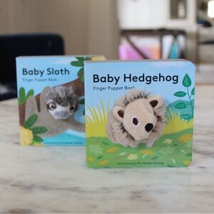 Baby Animal Finger Puppet Books (2 for 1)